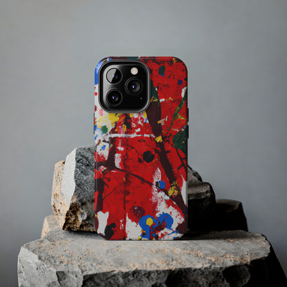 Tough Case-Mate iPhone Case Ft. Fractured Red