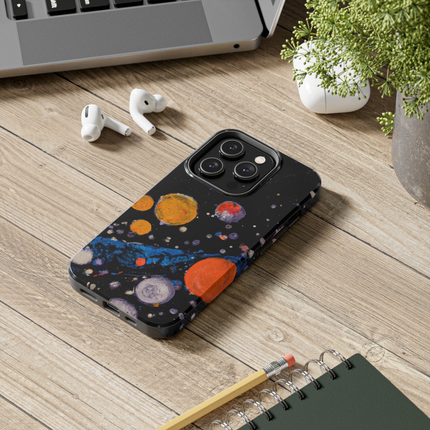 Tough Apple iPhone Cases Ft. Space Bubbles