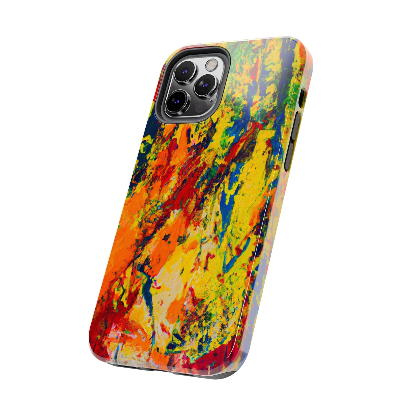 Tough Case-Mate iPhone Case Ft. Abstract Yellow Orange