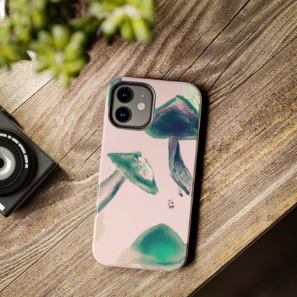 Tough Apple iPhone Cases Ft. Green Mushrooms