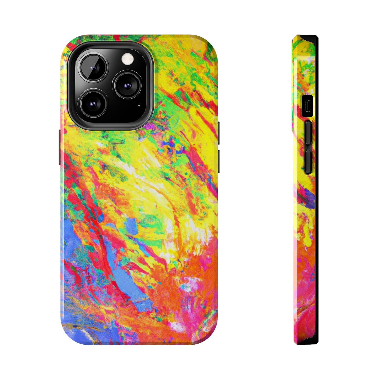 Tough Apple iPhone Cases Ft. Abstract Sherbet