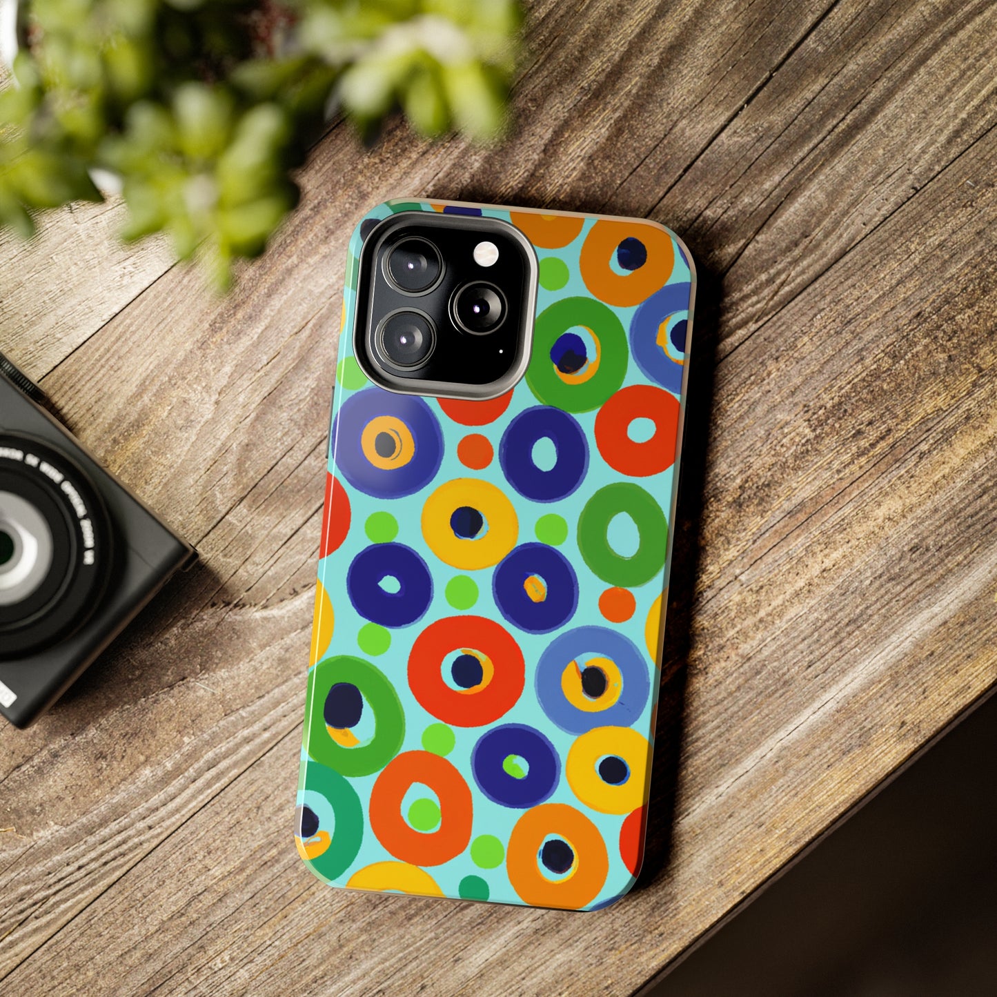 Tough Case-Mate iPhone Case Ft. Vivid Circles