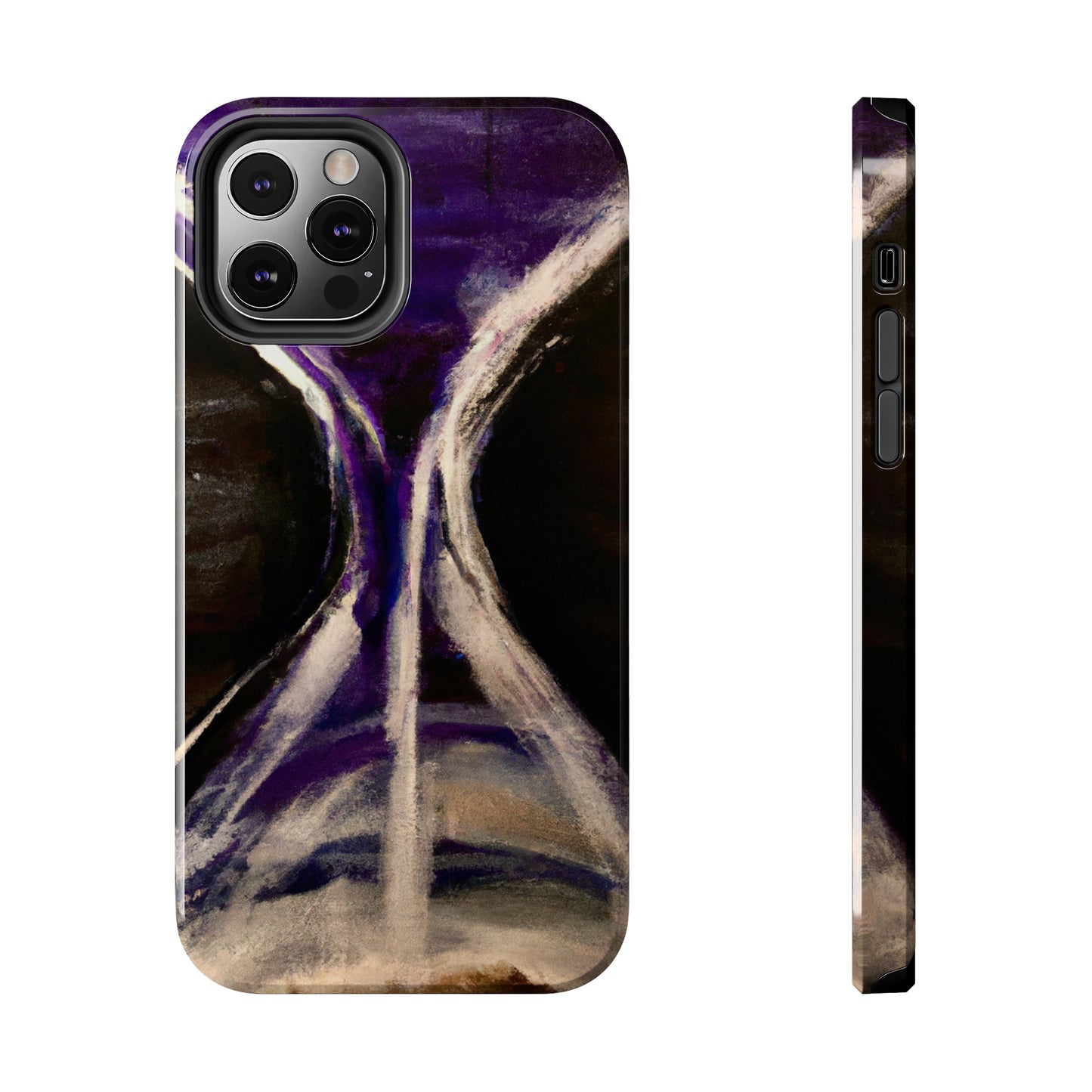 Tough Case-Mate iPhone Case Ft. Purple Hourglass