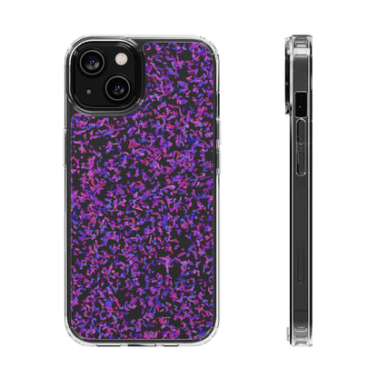 Clear iPhone and Android Cases Ft. Purple Leaves