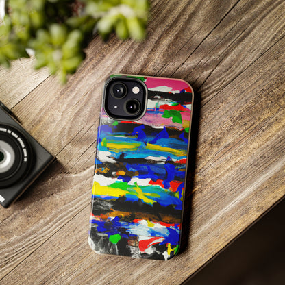 Tough Case-Mate iPhone Case Ft. Abstract Stripes