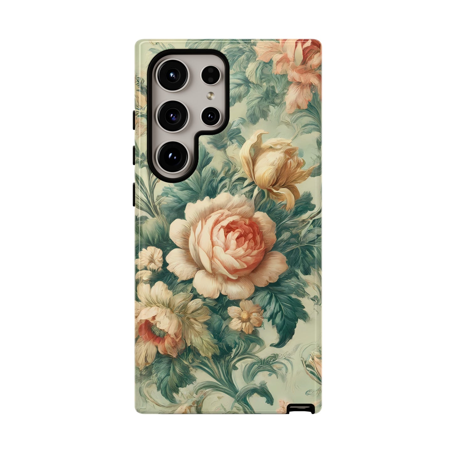 Tough Phone Case Ft. Cottagecore Rose