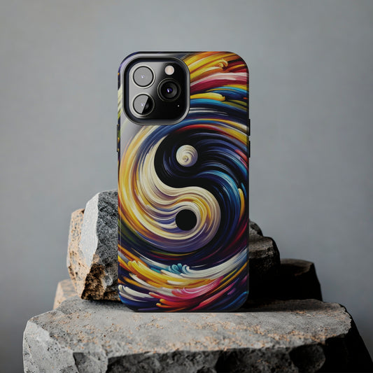 ToughDrop Apple iPhone Case Ft. Abstract Yin Yang