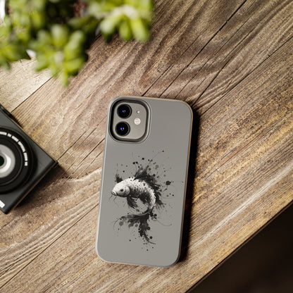 ToughDrop Apple iPhone Case Ft. Ink Blot Koi