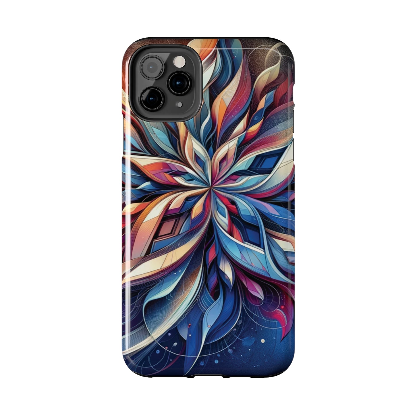 ToughDrop Apple iPhone Case Ft. Abstract Snowflake