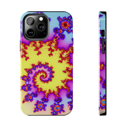 Tough Case-Mate iPhone Case Ft. Tie Dye Fractal