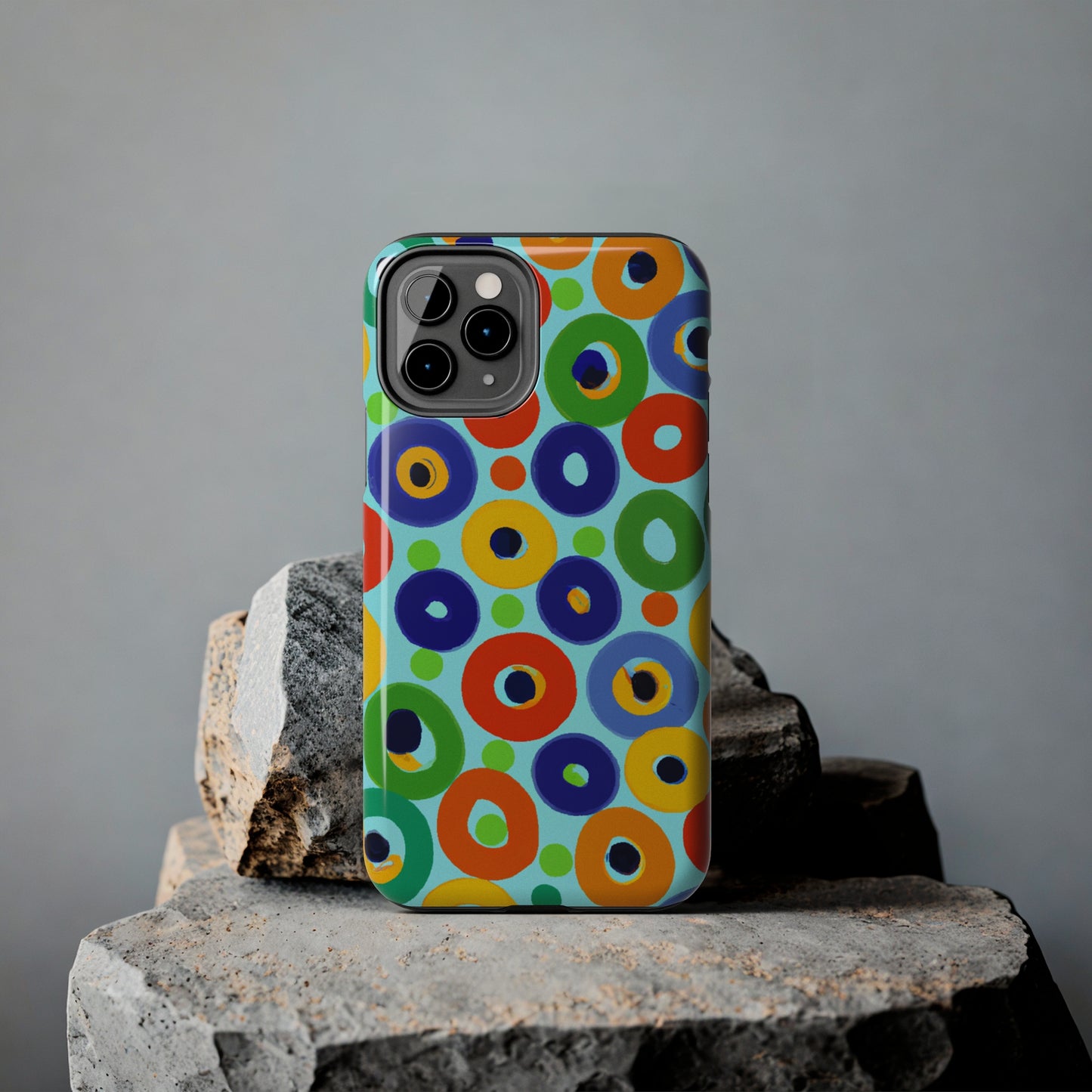 Tough Case-Mate iPhone Case Ft. Vivid Circles