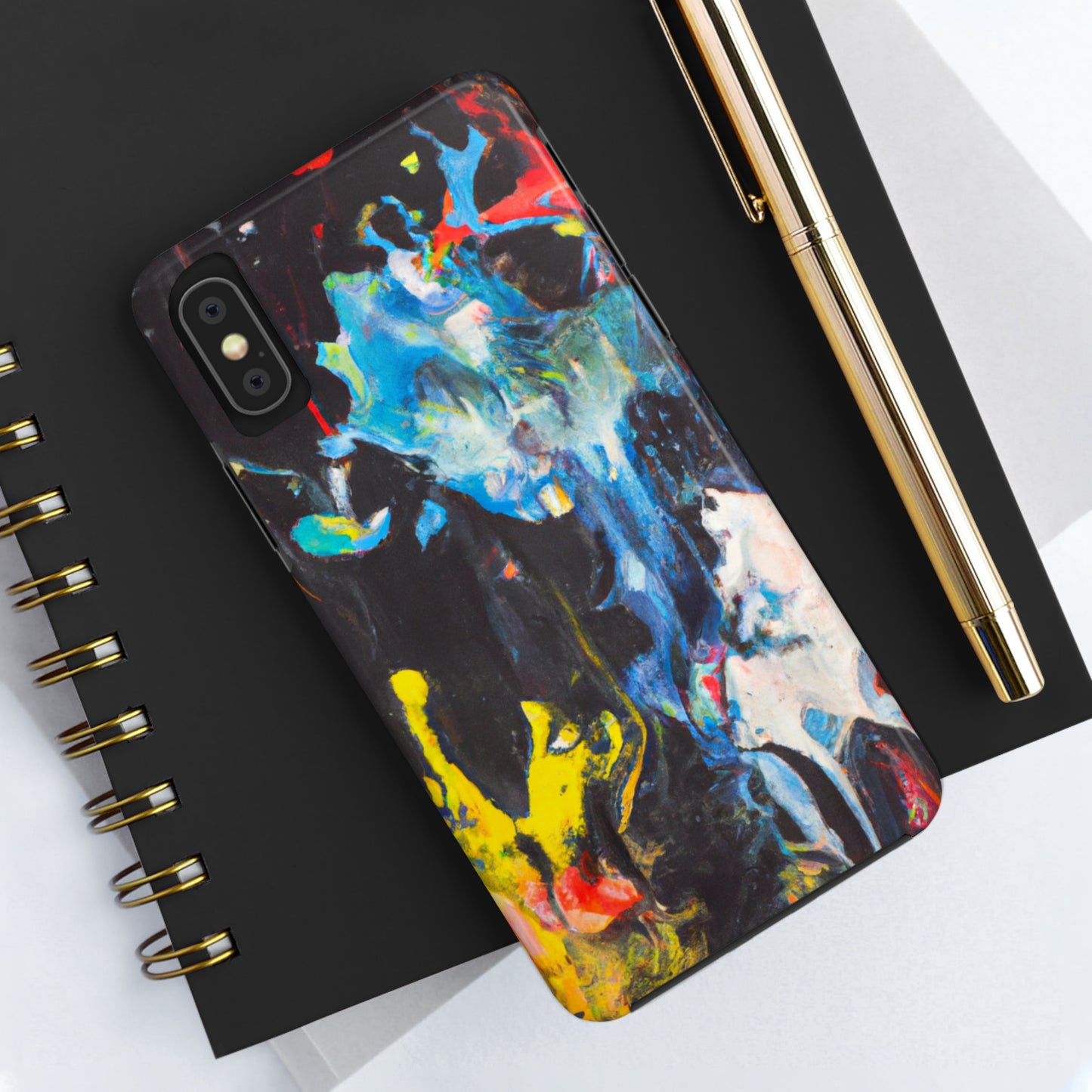 Tough Case-Mate iPhone Case Ft. Blue Splat