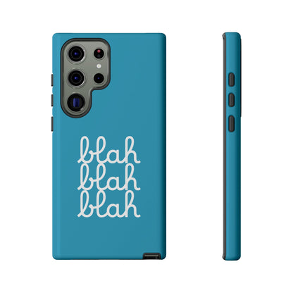 Tough Phone Case Ft. blahblahblah Turquoise