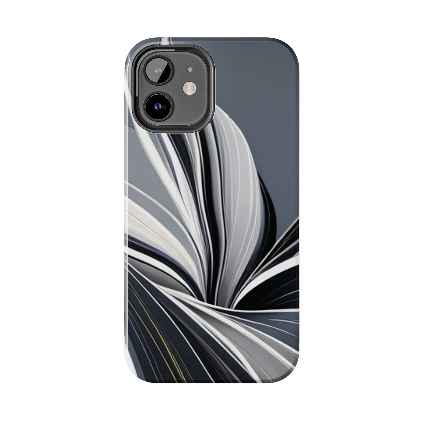 Strong Apple iPhone Cases Ft. Black and White Abstract Sail