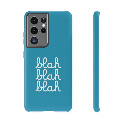 Tough Phone Case Ft. blahblahblah Turquoise