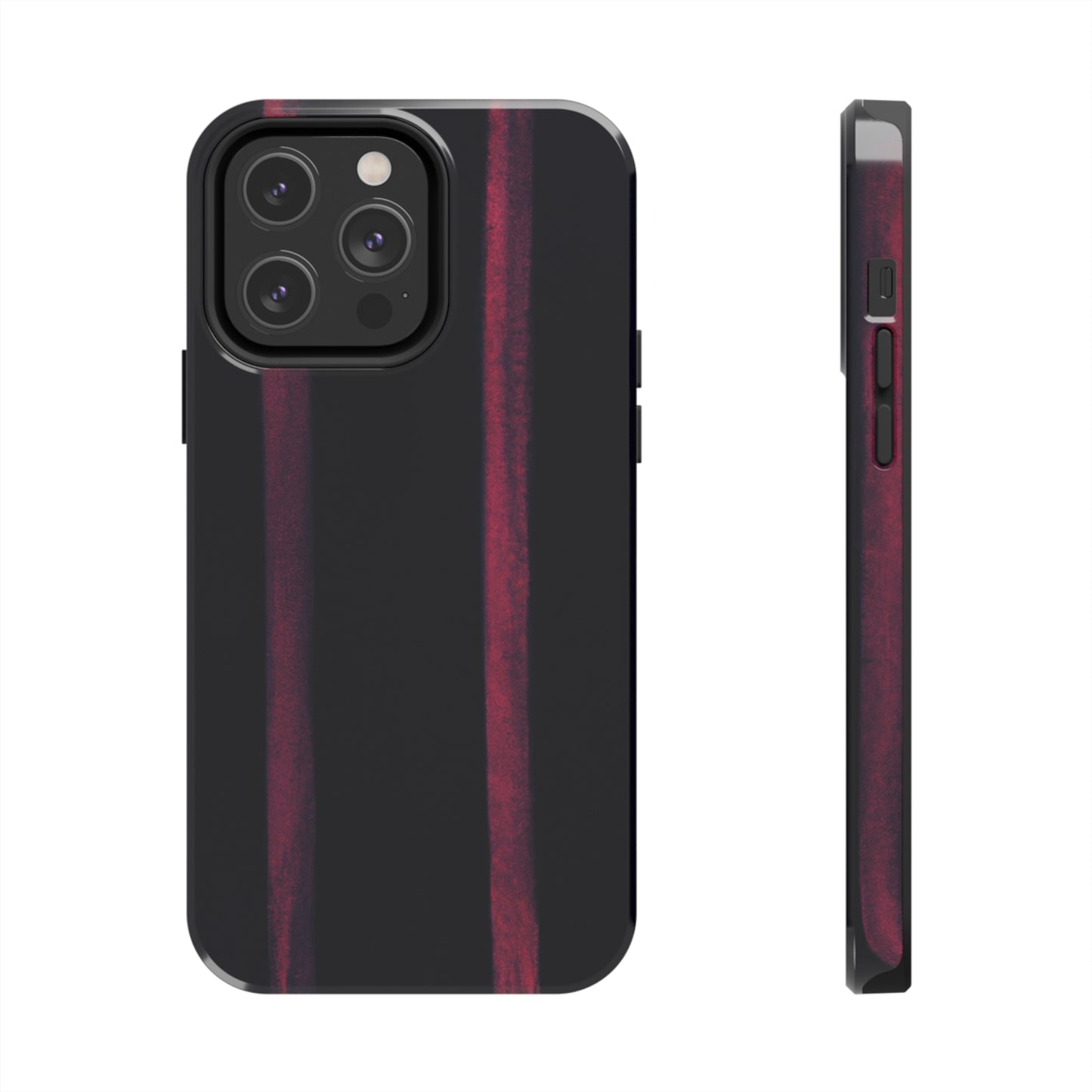 Tough Apple iPhone Cases Ft. Dark Stripes