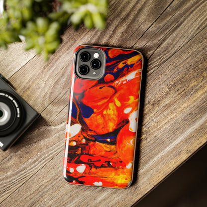 Tough Apple iPhone Cases Ft. Abstract Halloween Pumpkin