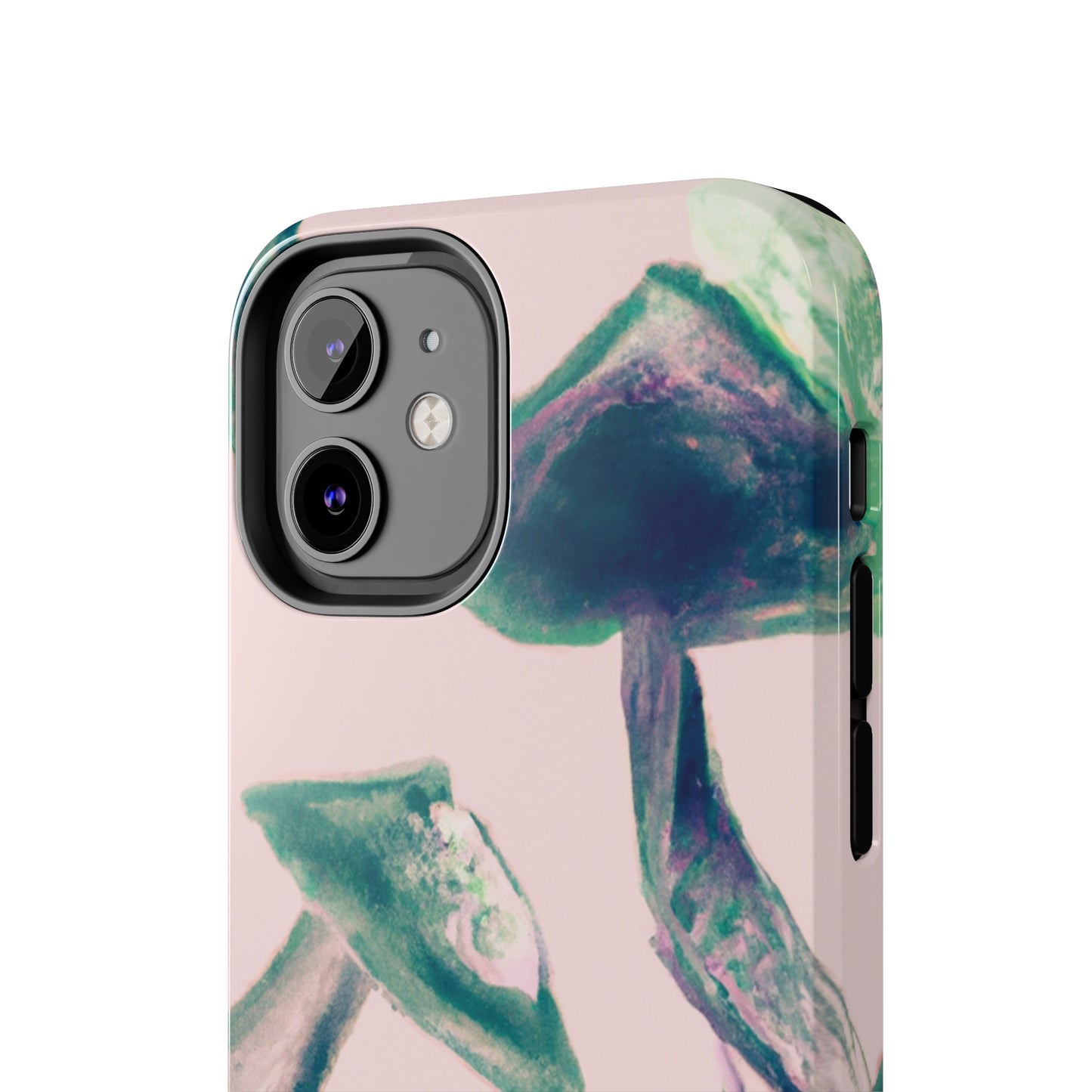 Tough Apple iPhone Cases Ft. Green Mushrooms