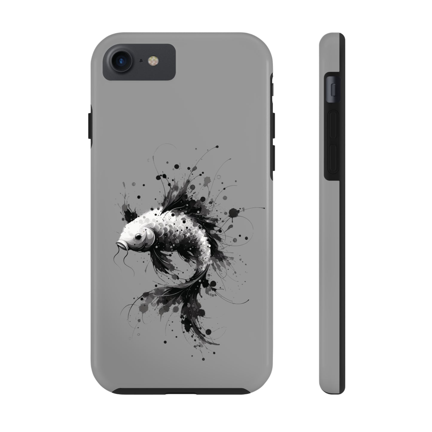 ToughDrop Apple iPhone Case Ft. Ink Blot Koi