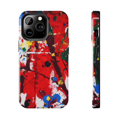 Tough Case-Mate iPhone Case Ft. Fractured Red