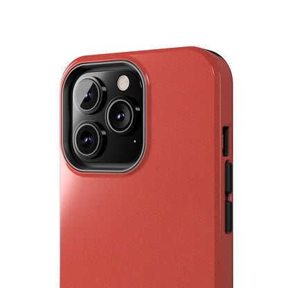 Strong Apple iPhone Case Ft. Minimal Orange