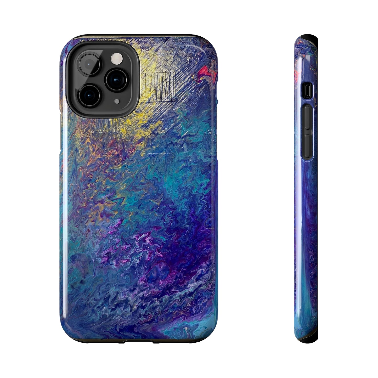 Tough Case-Mate iPhone Cases Ft. Abstract Blue Waterfall