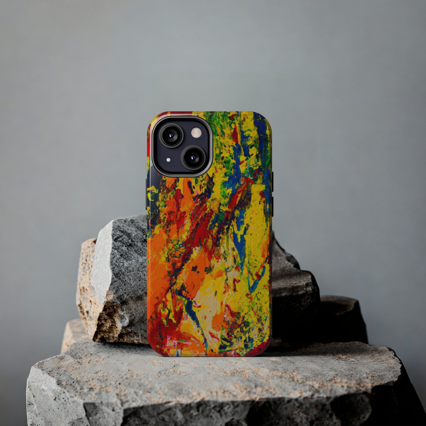 Tough Case-Mate iPhone Case Ft. Abstract Yellow Orange