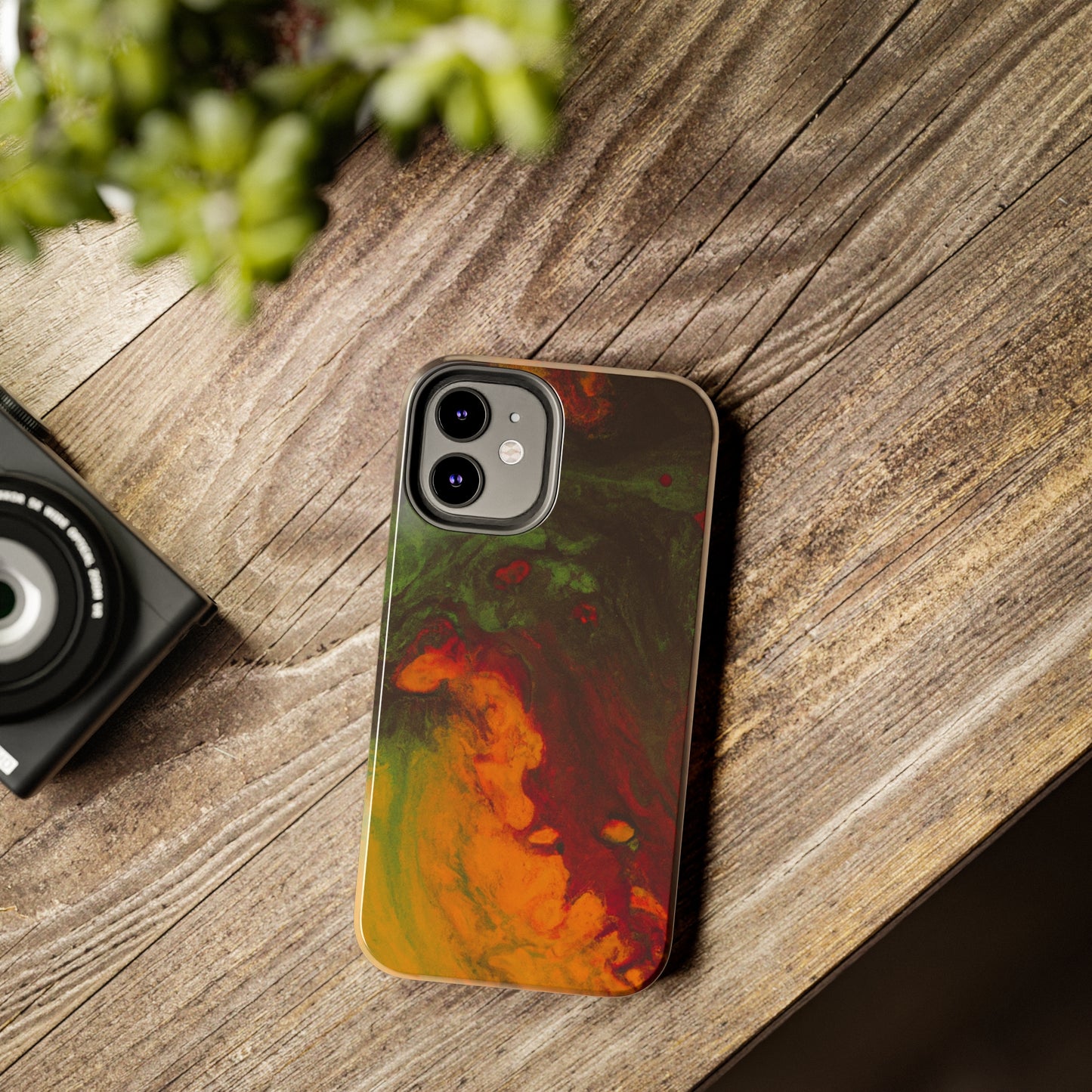 Tough Apple iPhone Case Ft. Abstract Gas Giant