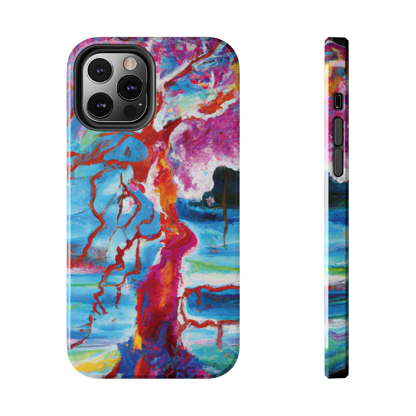 Tough Apple iPhone Cases Ft. Abstract Spirit Tree