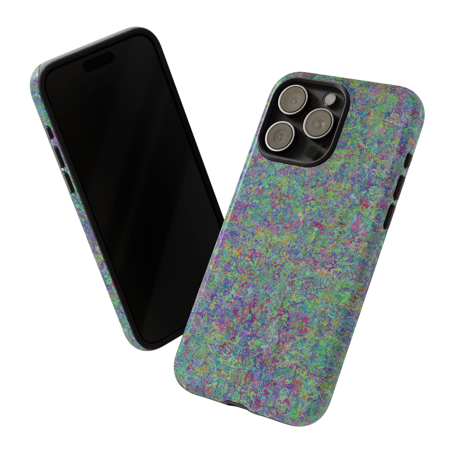 Tough Phone Case Ft. Rainbow Acrylic Noise