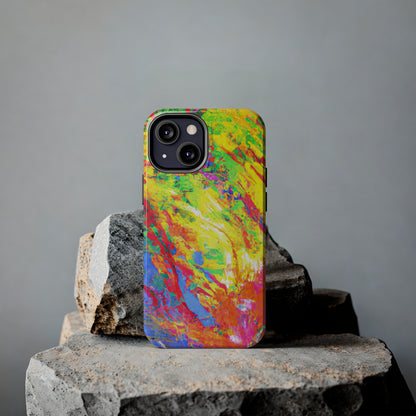 Tough Apple iPhone Cases Ft. Abstract Sherbet