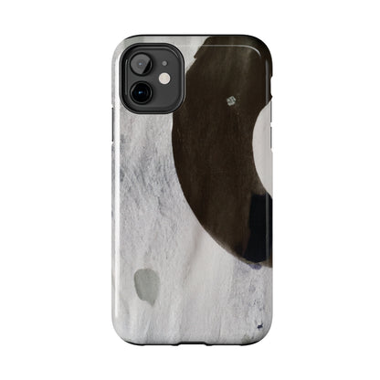 Strong Apple iPhone Case Ft. Abstract Half Circle