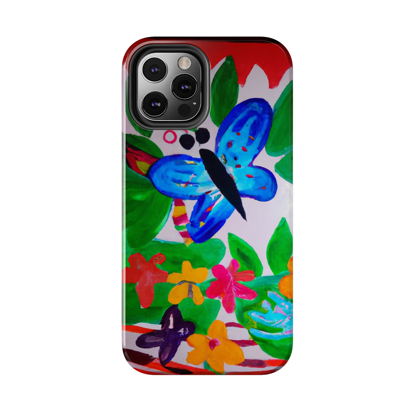 Tough Case-Mate iPhone Case Ft. Watercolor Butterfly