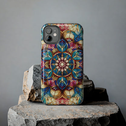 ToughDrop Apple iPhone Case Ft. Stained Glass Fractal