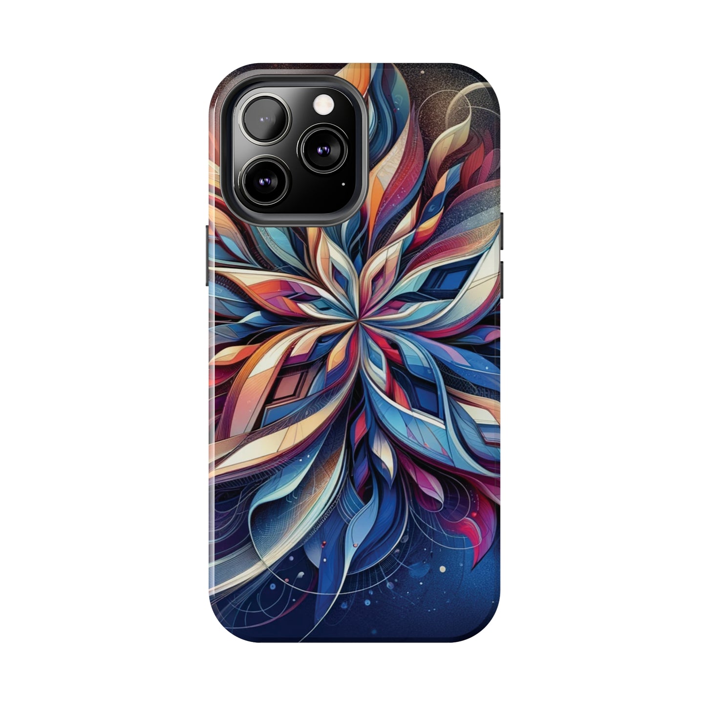 ToughDrop Apple iPhone Case Ft. Abstract Snowflake