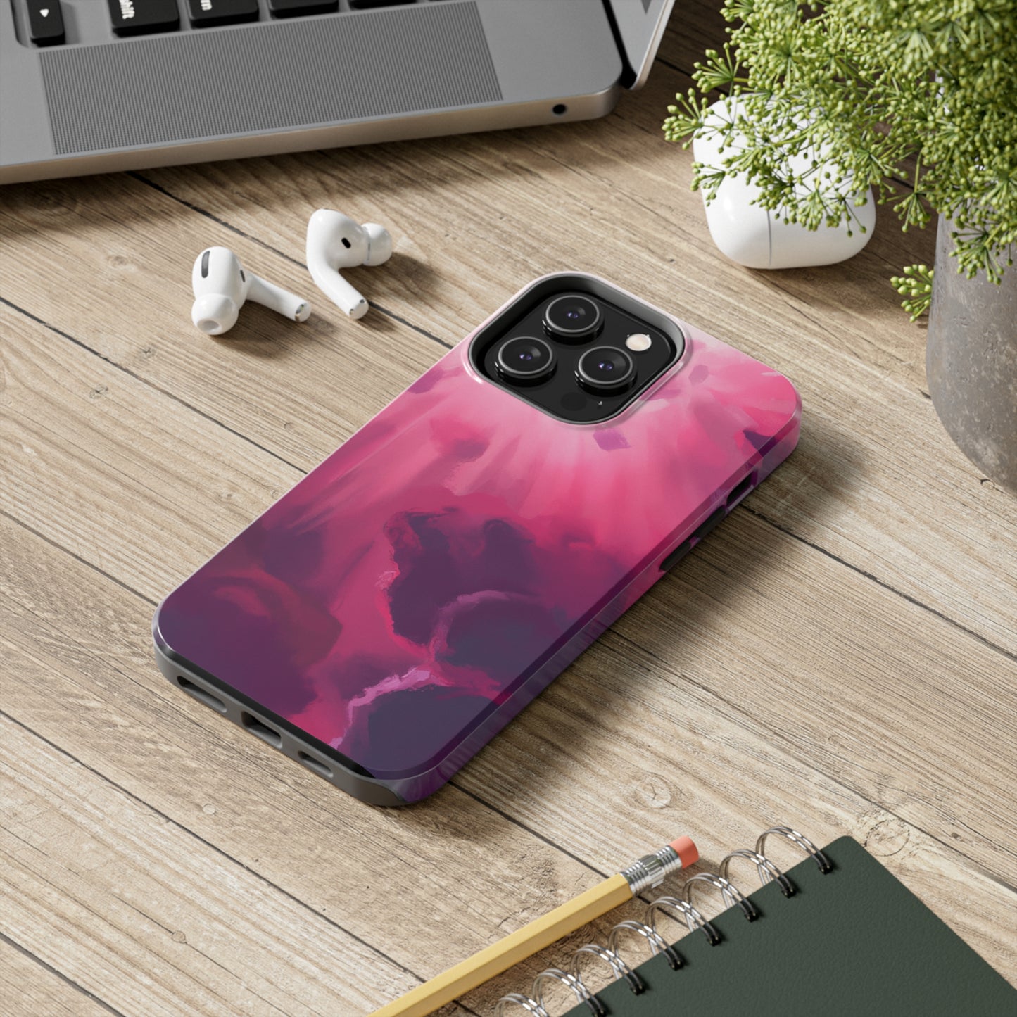 Tough Case-Mate iPhone Case Ft. Abstract Pink Sky