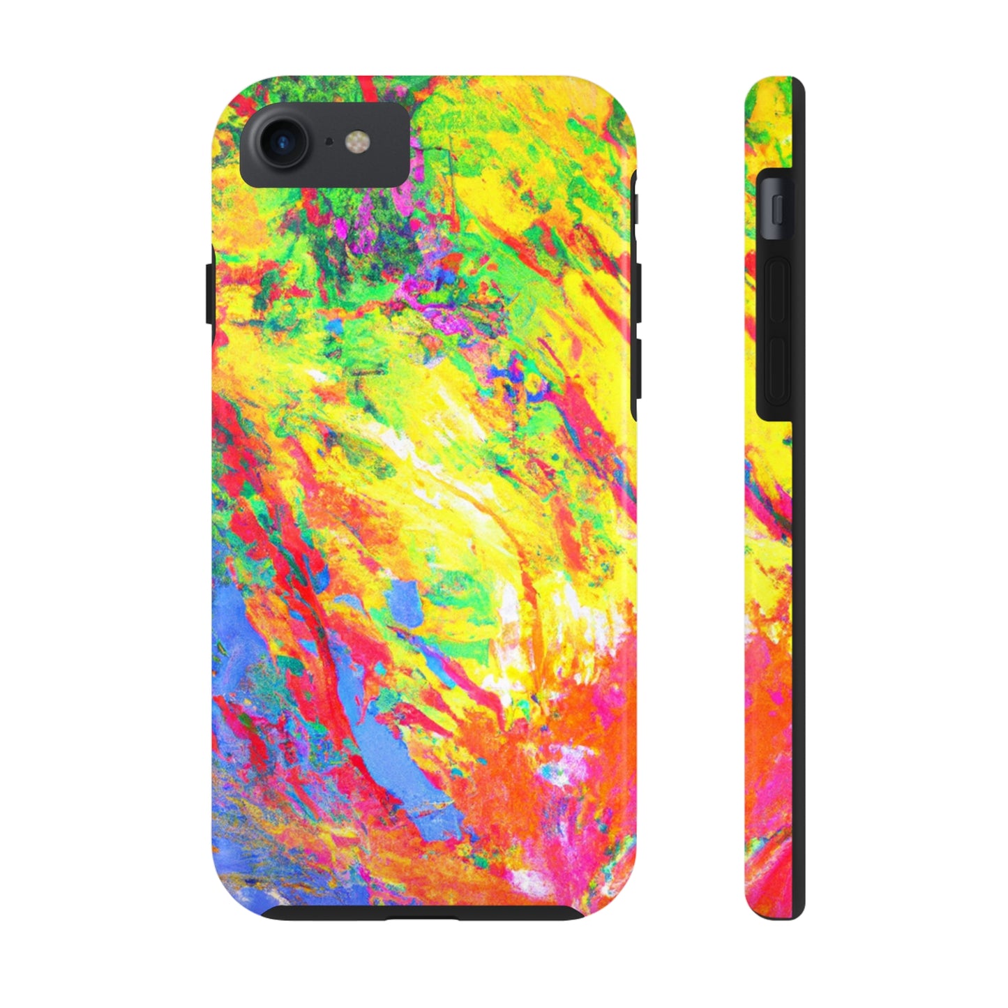 Tough Apple iPhone Cases Ft. Abstract Sherbet