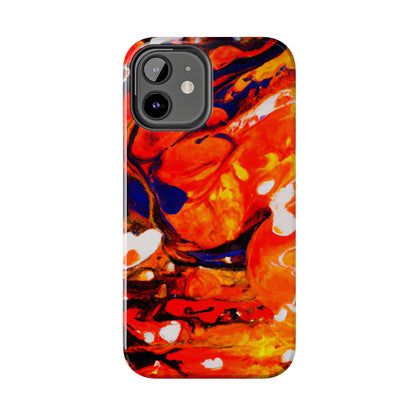 Tough Apple iPhone Cases Ft. Abstract Halloween Pumpkin