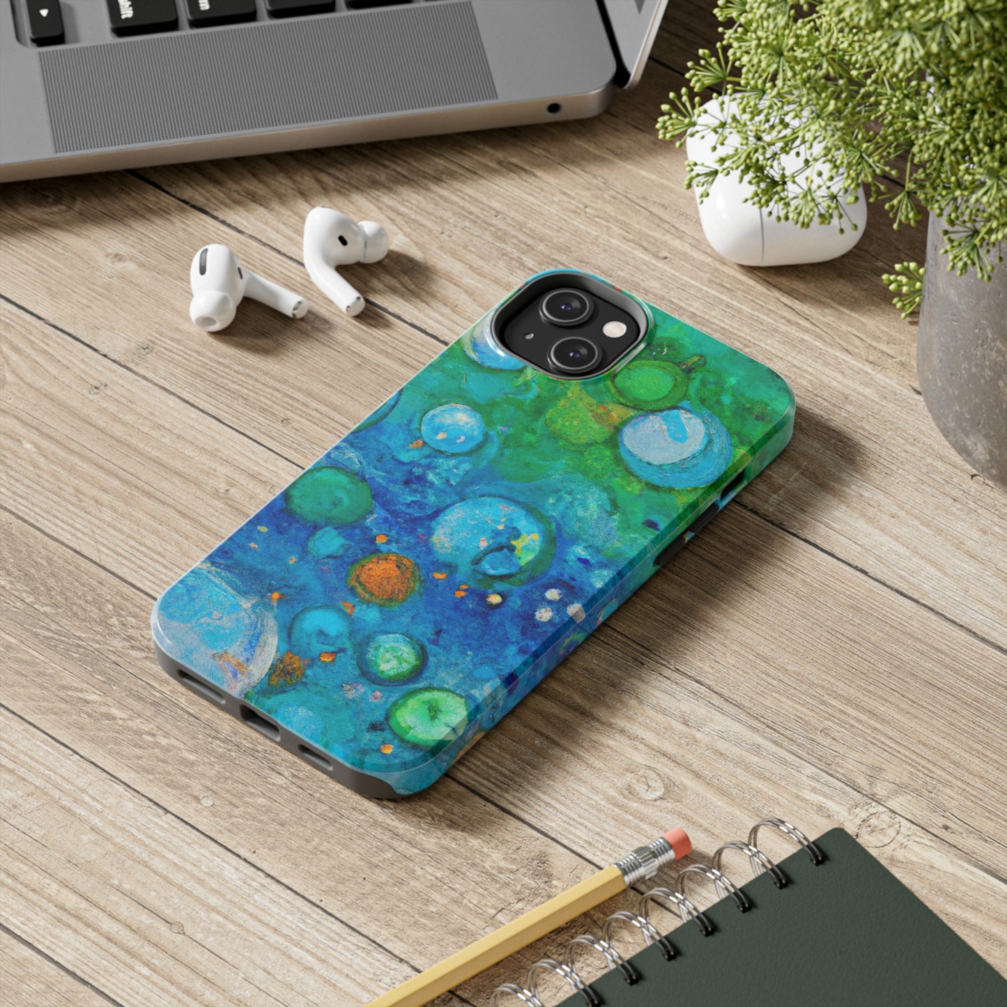 Tough Apple iPhone Cases Ft. Abstract Bubbles