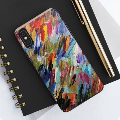 Tough Case-Mate iPhone Case Ft. Abstract Acrylic Feathers