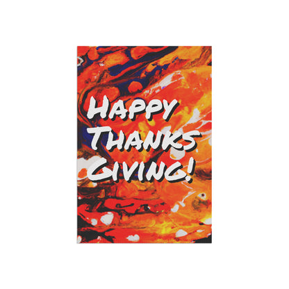 Fall Colors Happy Thanksgiving Garden Decoration Yard Banner