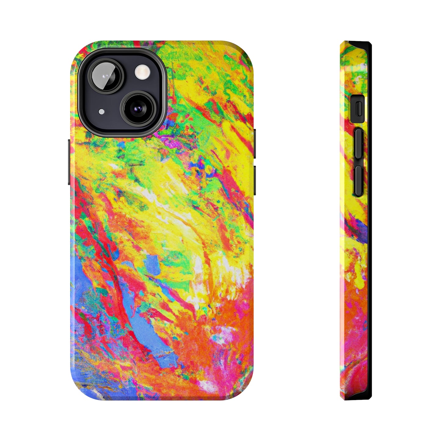 Tough Apple iPhone Cases Ft. Abstract Sherbet