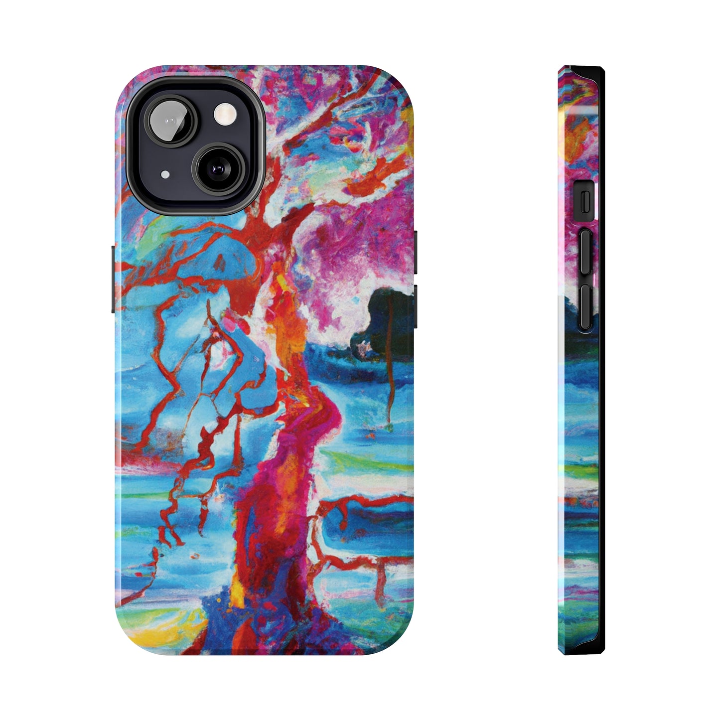 Tough Apple iPhone Cases Ft. Abstract Spirit Tree