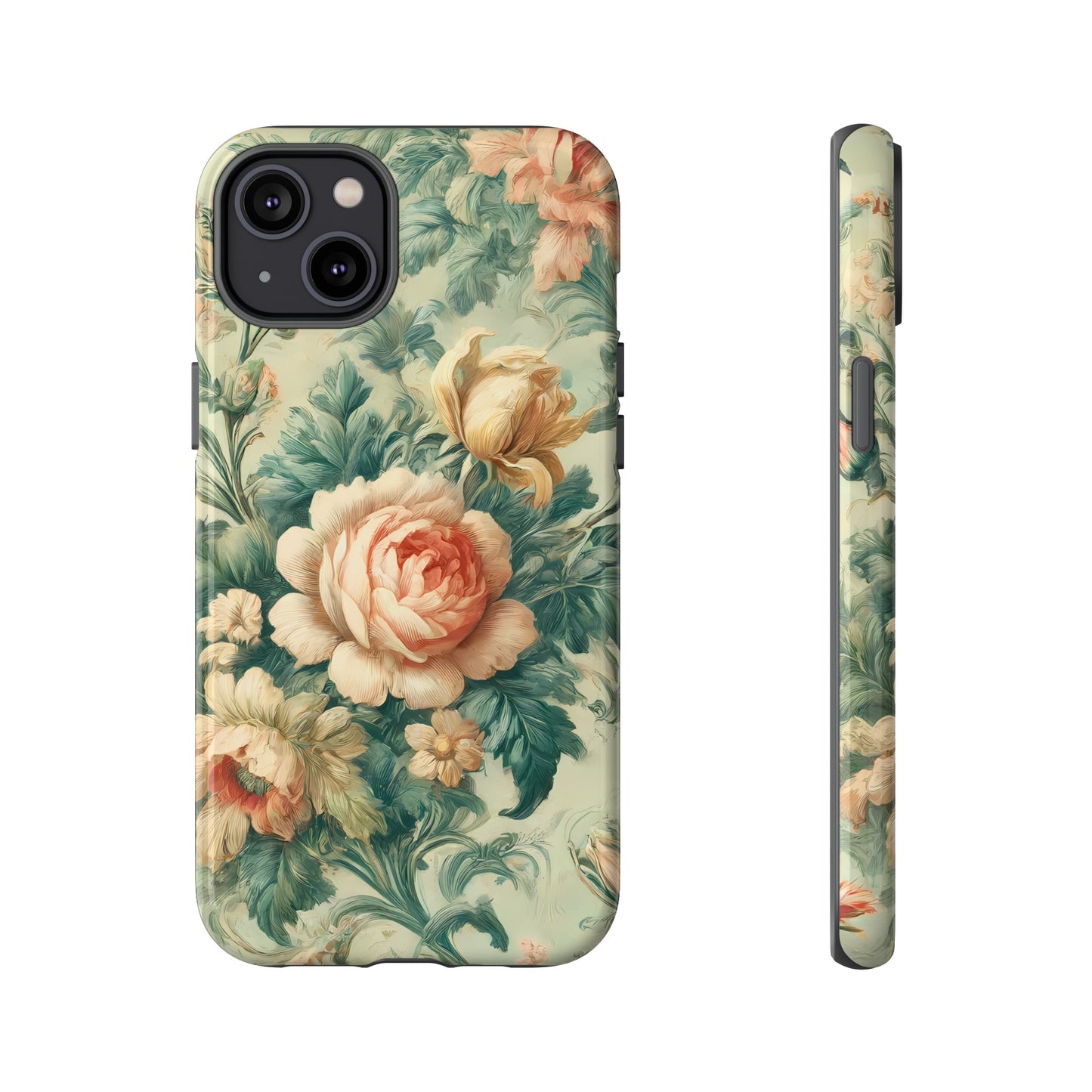 Tough Phone Case Ft. Cottagecore Rose