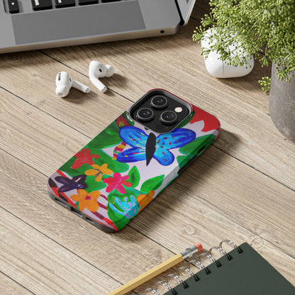 Tough Case-Mate iPhone Case Ft. Watercolor Butterfly