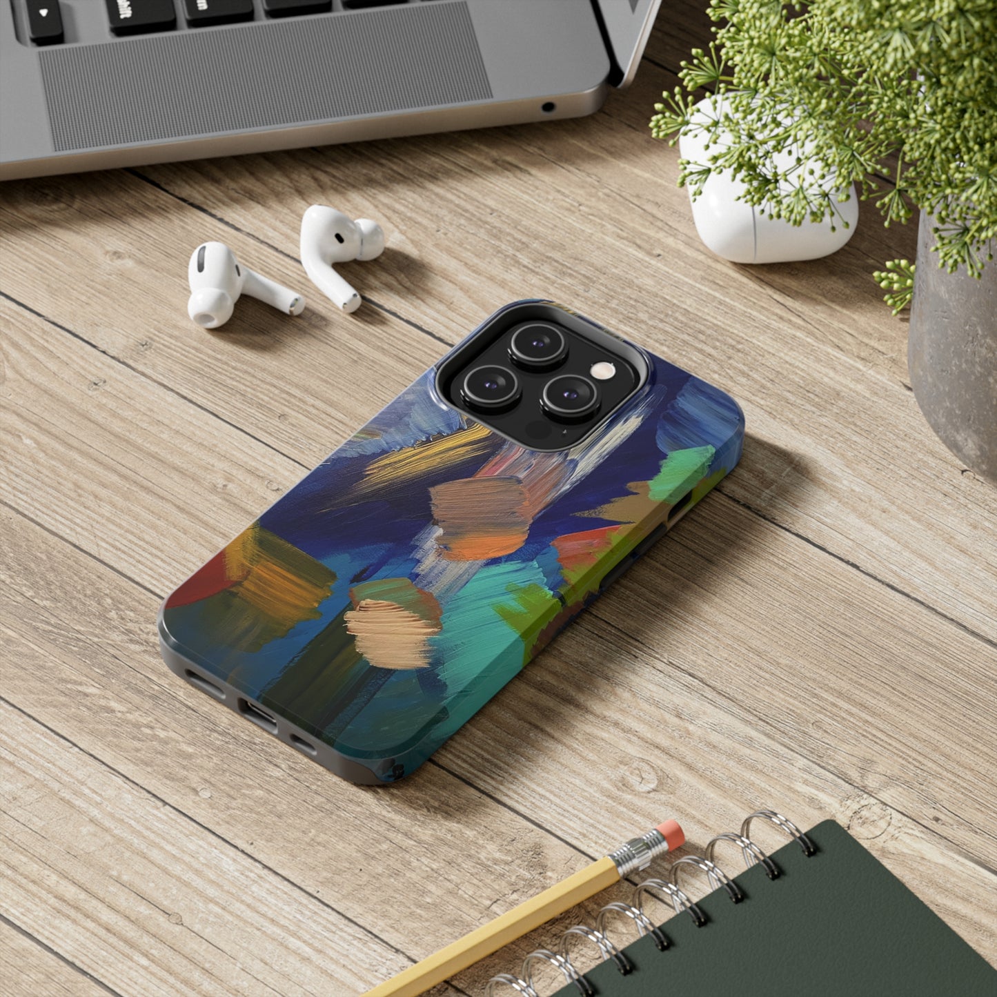 Tough Case-Mate iPhone Case Ft. Abstract Blue