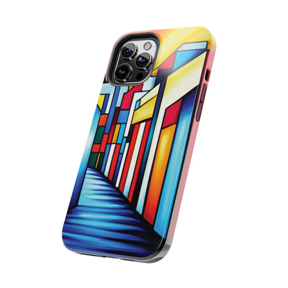ToughDrop Apple iPhone Case Ft. Colorful Geometric Abstract Art