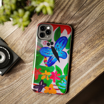 Tough Case-Mate iPhone Case Ft. Watercolor Butterfly