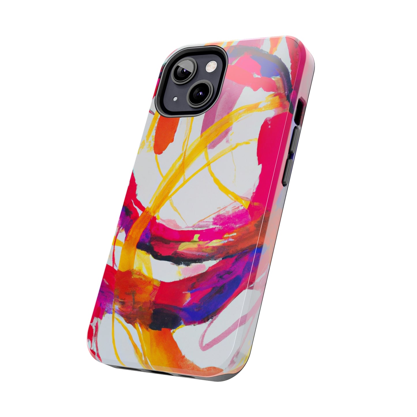 Tough Apple iPhone Cases Ft. Abstract Scarlet