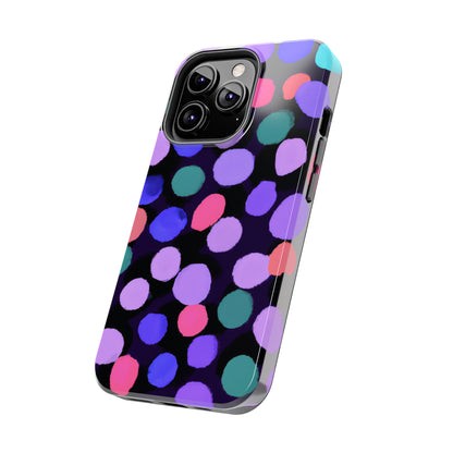 Tough Case-Mate iPhone Case Ft. Purple Dots